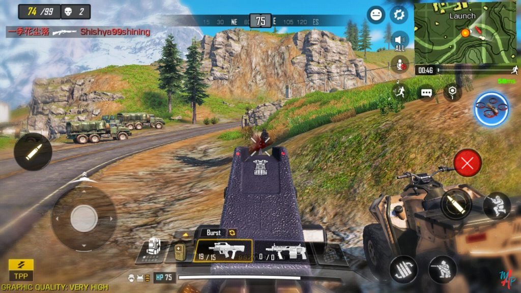 battle royale shooting in call of duty mobile