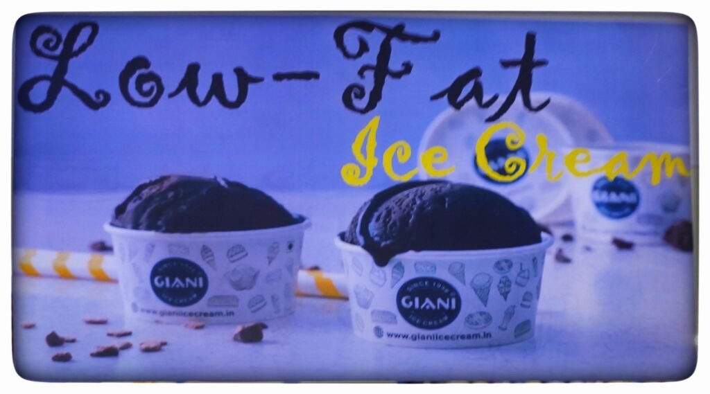 Low Fat options at Giani Ice Cream Sapphire Ninety