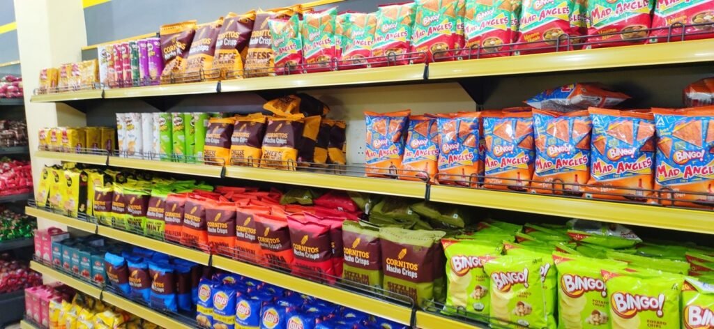 Chips on display at The Heaven Supermart Sector 86