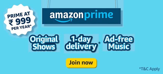 OTT Platforms - Amazon Prime subscription banner